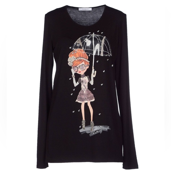 Cristinaeffe Long Sleeve T-shirt Size 10 - Picture 1 of 4